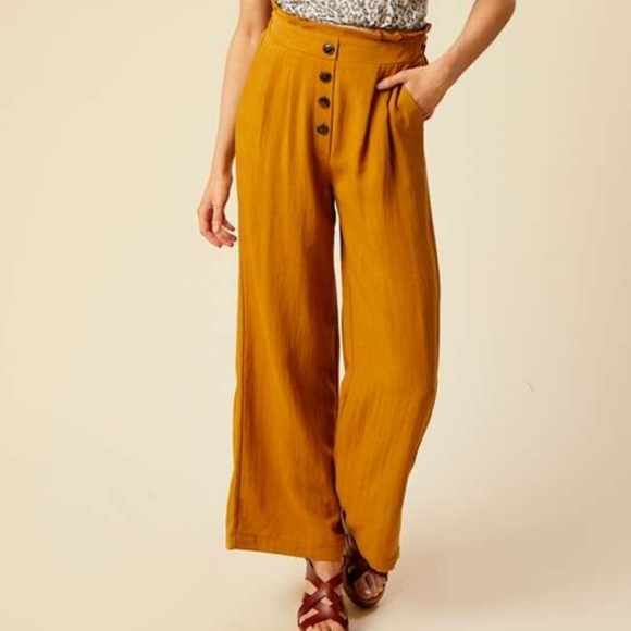Altar'd State Pants - Altar'd State NWT | Boho Blakley Mustard Pants M